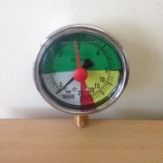 63mm Pressure Gauge - 0-25bar