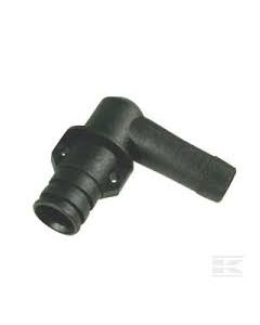 Comet Pump: Push-in hosetail 90 degree x 3/4"